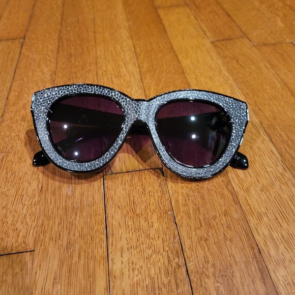 Rare ZeroUV Sparkle Mirrored Lens Sunglasses - Picture 2 of 5